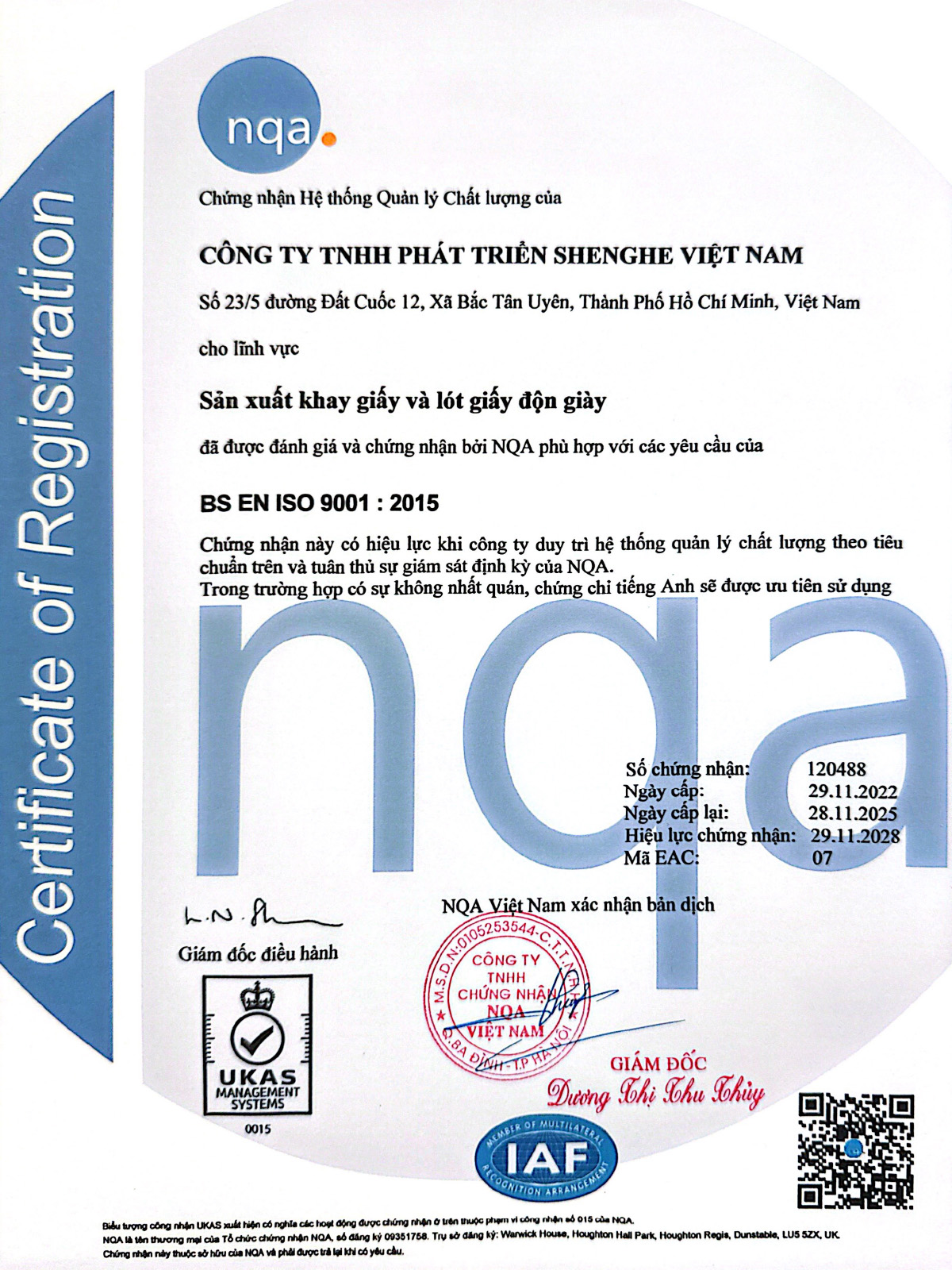 Công Ty TNHH Phát Triển Shenghe Việt Nam